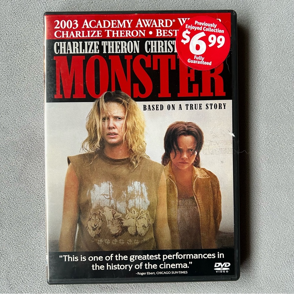 3 for $15 ~ Monster ~ Charlize Theron Christina Ricci ~ DVD ~ 3 for $15